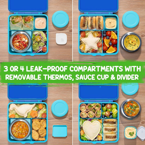 Caja Bento Fimibuke Para Niños, A Prueba De Fugas Y Bpa