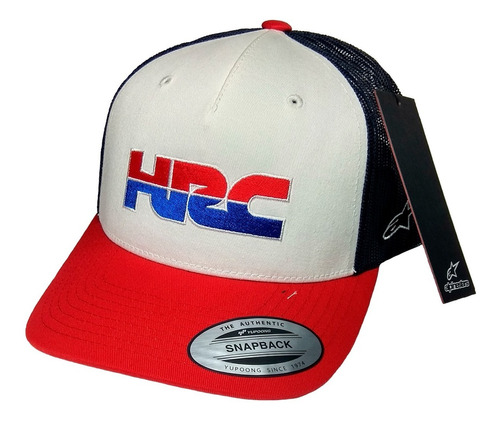 Gorra Alpinestars Honda Hrc Trucker Original - Mobi Motos