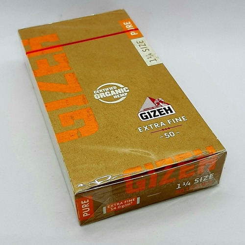 Papel Para Armar Gizeh Pure Orgánico 50 Sedas