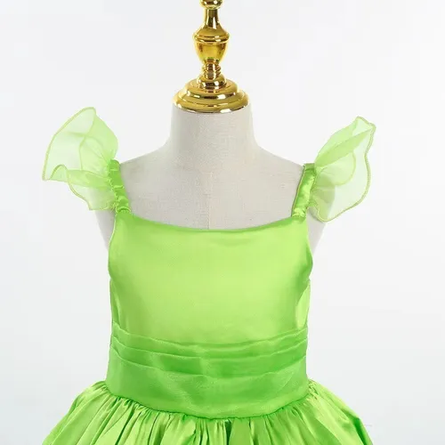 1pcs Vestido Princesa Tinker Bell Para Niña Cosplay Vestido
