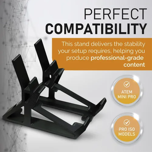 Combo Stand Splash N Color Para Blackmagic Atem Mini Pro Iso