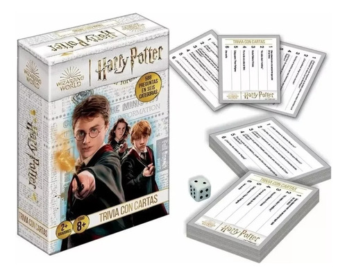 Juego De Mesa Harry Potter Trivia Con Cartas Toyco