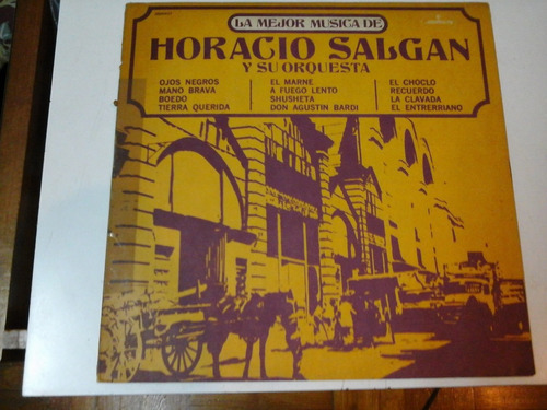 Vinilo 4777 -la Mejor Musica De Horacio Salgan Y Orquesta  