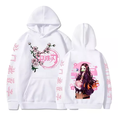 sudadera anime demon slayer kamado nezuko harajuku streetwear sudaderas con  capucha