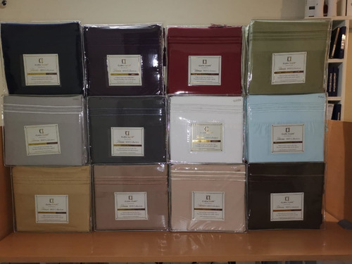 Sabana Clara Clark Premier 1800 Hilos 4pc Todas Las Medidas Color Crema Diseño De La Tela Liso