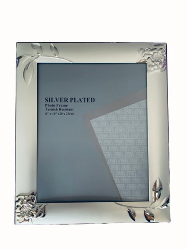 Portaretrato Silver Plated 8 X10 (25cm X 20cm) Baño De Plata