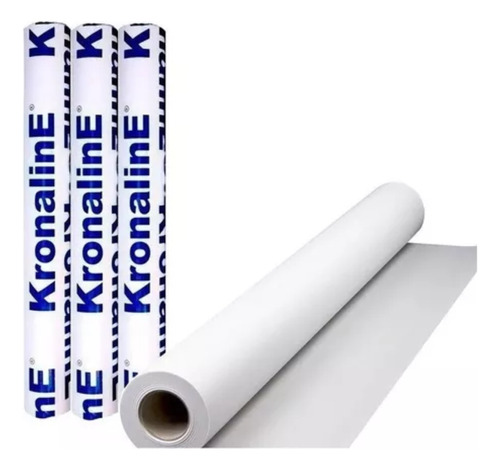 3 Rollos Papel Bond Plotter .91x50 Mts. Bp400 Kronaline