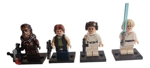 Leia Organa Luke Skywalker Han Solo Chewy Figura Star Wars