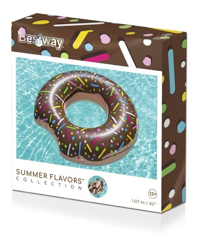 Salvavidas Inflable Pileta Dona Donut Ring Bestway 36118 Aro