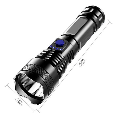 Linterna De Iluminación Portátil Para Exteriores V Led Con R