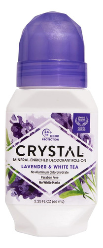 Crystal Roll On Deodorant Lavender White Tea 66ml