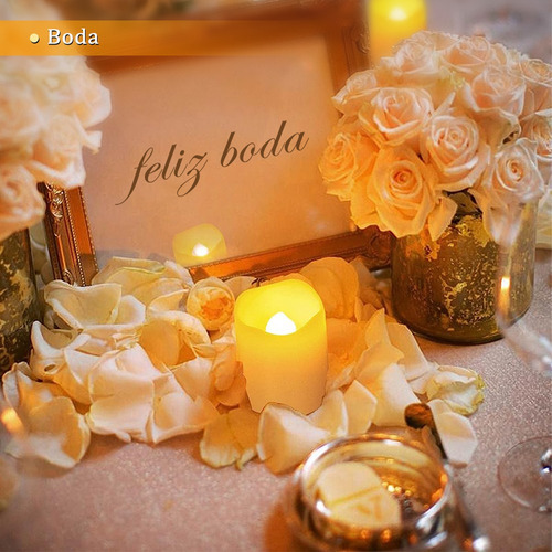24 Velas Led Lightdot Efecto Llama Simulada Con Pilas