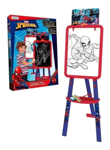 Pizarra De Pie Spiderman Marvel Avengers Infantil Tapimovil
