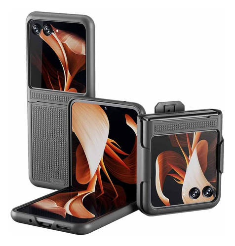 Funda Con Clip De Cinturon Para Motorola Razr 40 Ultra 