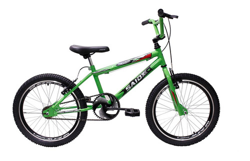 Bicicleta Aro 20 Bmx Cross Freestyle Aero (cores) Cor Verde Tamanho do quadro Único