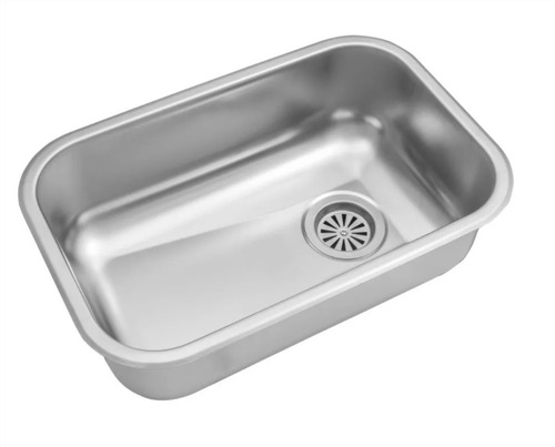 Pileta Bacha De Cocina Simple Johnson Zz52 B 52x32 Acero
