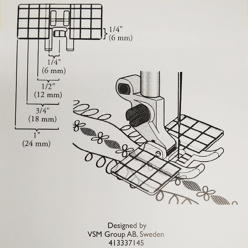 Honeysew 4133371-45 - Prensatelas Para Husqvarna Viking