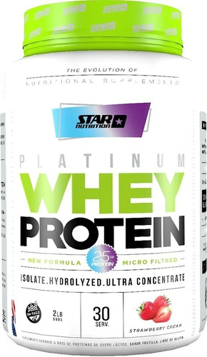 Premium Whey Protein 2 Lbs. Star Nutrition 