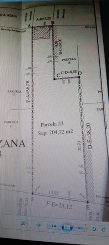 Se Vende Amplio Terreno Zona Centro Con Salida A Dos Calles