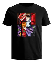 Comprar Playera Evangelion Anime Serie Asuka Rei Misato Shinji Ikari