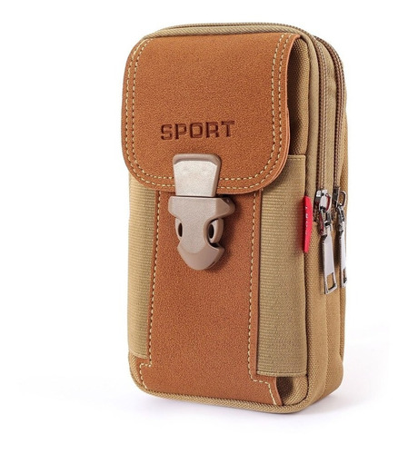 Cartera Porta Celulares Y Accesorios Para Hombre Resistente