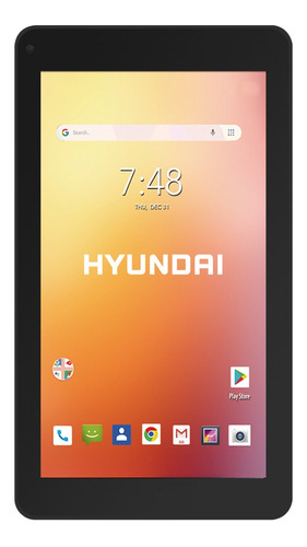 Tablet  Hyundai Koral 7W4X Tercera Generación HT0701W16 7" 16GB color negro y 1GB de memoria RAM