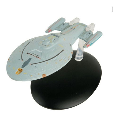 Nave Star Trek U.s.s. Voyager De 13x5 Cm. Nueva C/revista.