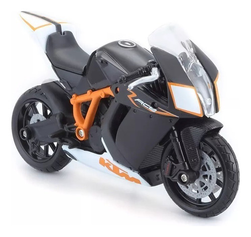 Motocicleta Burago Ktm 1190 Rc8 R Escala 1:18 Moto Colección