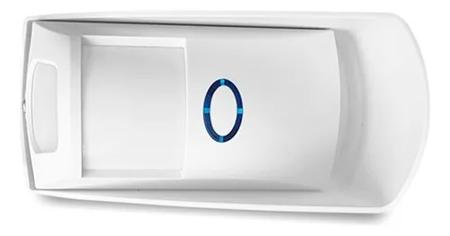 Sensor De Movimiento Inalámbrico Para Exterior Anti Mascotas Color Blanco