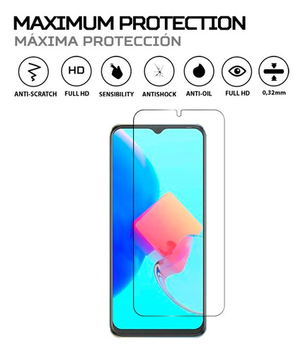 Imagen 2 de 6 de Protector De Pantalla Antishock Tecno Spark 8p