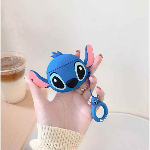Imagem 2 de 4 de Capa Case Fone De Ouvido Sem Fio Lilo Stitch Silicone