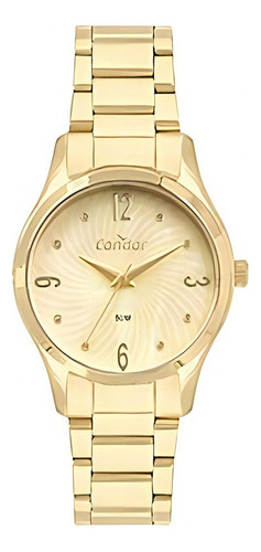 Relógio Condor Feminino Co2036mxd/4x Casual Dourado