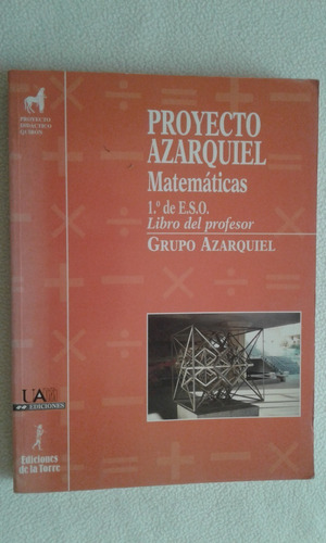 Proyecto Azarquiel-matematicas 1º De Eso-libro Del Profesor-