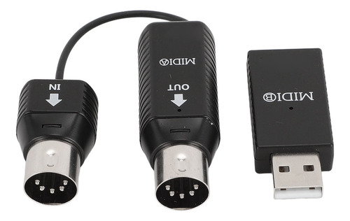 Adaptador Midi Sem Fio Professional Para Controlador Usb Par
