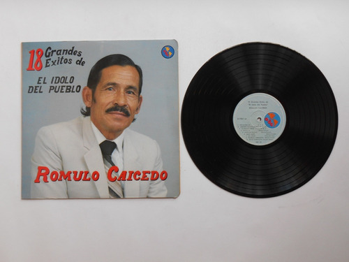 Lp Vinilo Romulo Caicedo El Idolo 18 Grandes Exitos Col 1988