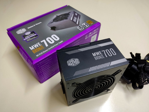 Fonte 700w Cooler Master Mwe 80 Plus Bronze 