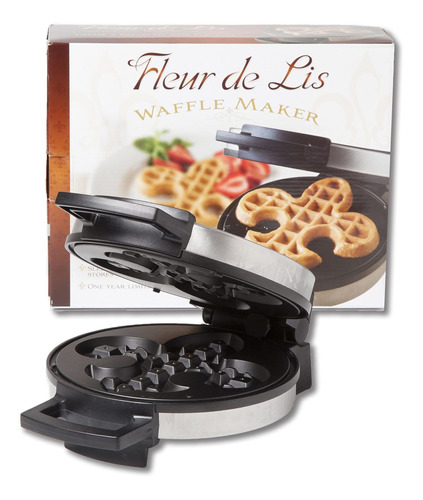 Fleur De Lis Waffle Maker Belga | Gofres Antiadherente De Al