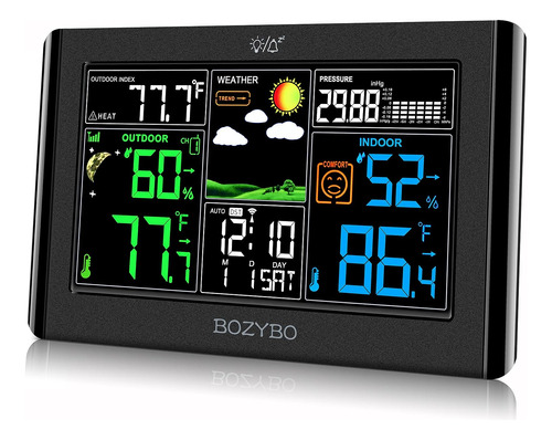 Termómetro Inalámbrico Para Interiores Y Exteriores Weather