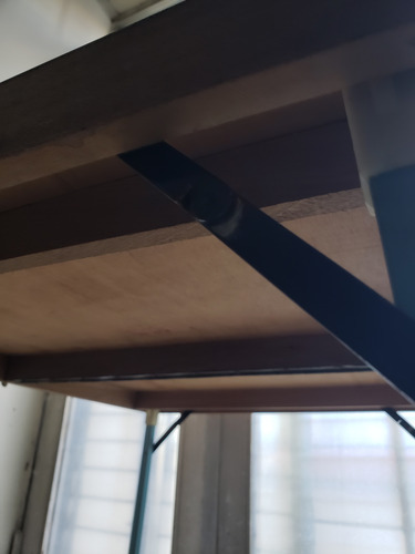 Palermo Excelente Mesa Camping Madera Y Formica Beige (Usado)