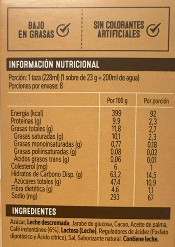 Nescafé Mixes Doble Choca Moka 24g X 8 Sobres X 3 Cajas