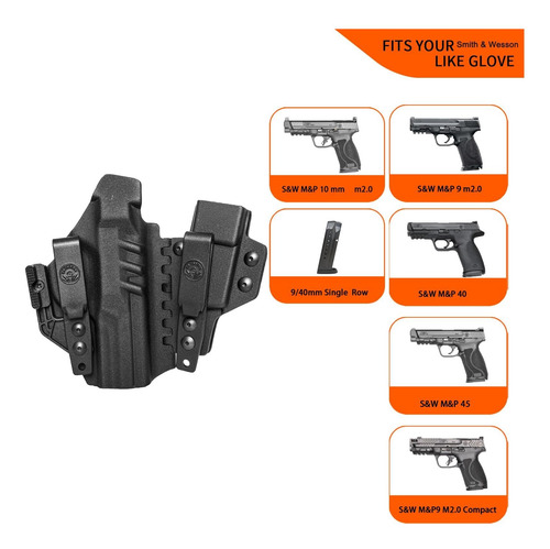 S&w M&p 9 Iwb Holster, Compatible Con M&p 9 M20 Y M & P10 A