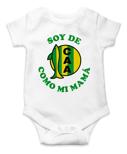 Body Para Bebé Aldosivi Como Mi Papa Algodón Blanco