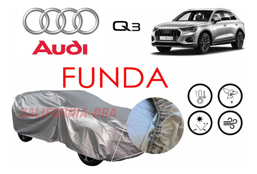 Cover Afelpada Broche Eua Audi Q3 2018-2019-2020-2021-2022