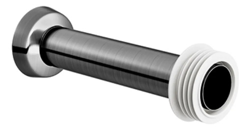 Tubo De Ligação Docol Para Bacia 1.1/2 20cm Grafite Escovado