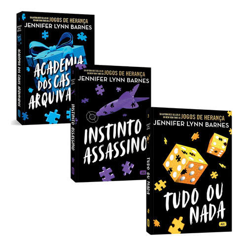 Jennifer Lynn Barnes - 3 Livros Físicos, De Jennifer Lynn Barnes. Alt Editorial Alt, Capa Mole, Edição Regular Em Português, 2024