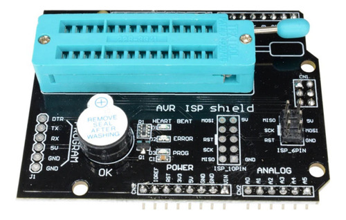 Placa De Expansión Avr Isp Universal Programmer Shield Burni
