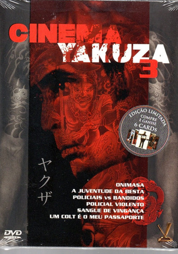 Dvd Cinema Yakuza 3 Com Cards - Versatil - Bonellihq L19