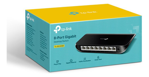 Switch Gigabit 8 Puertos 10/100/1000 Mbps Tp-link