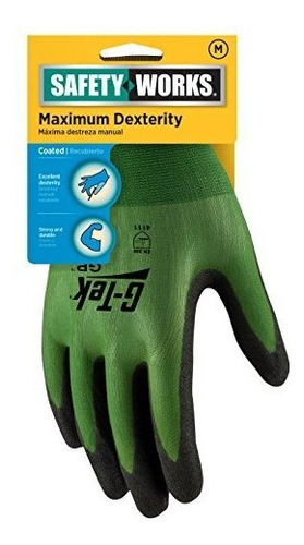 Guantes De Trabajo - Safety Works Cn9674m Dipped Nylon Shell