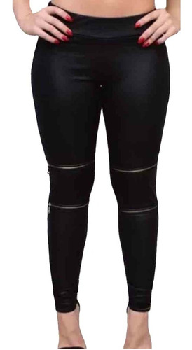 Calça Leging Montaria Com Ziper  Em  Plus Size Ref:15214